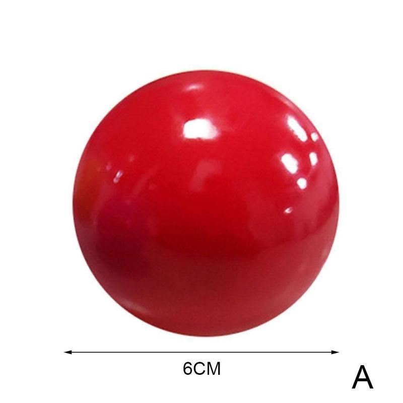 Sticky ลูกบอลออกกำลังกาย Parent-Child Interaction ของเล่นเด็กที่ติดผนังสำหรับแขวน ของเล่นลูกบอลเหนียว Decompression A7O6