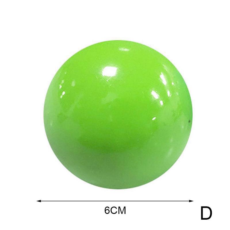 Sticky ลูกบอลออกกำลังกาย Parent-Child Interaction ของเล่นเด็กที่ติดผนังสำหรับแขวน Decompression ของเล่นลูกบอลเหนียว E6Z7