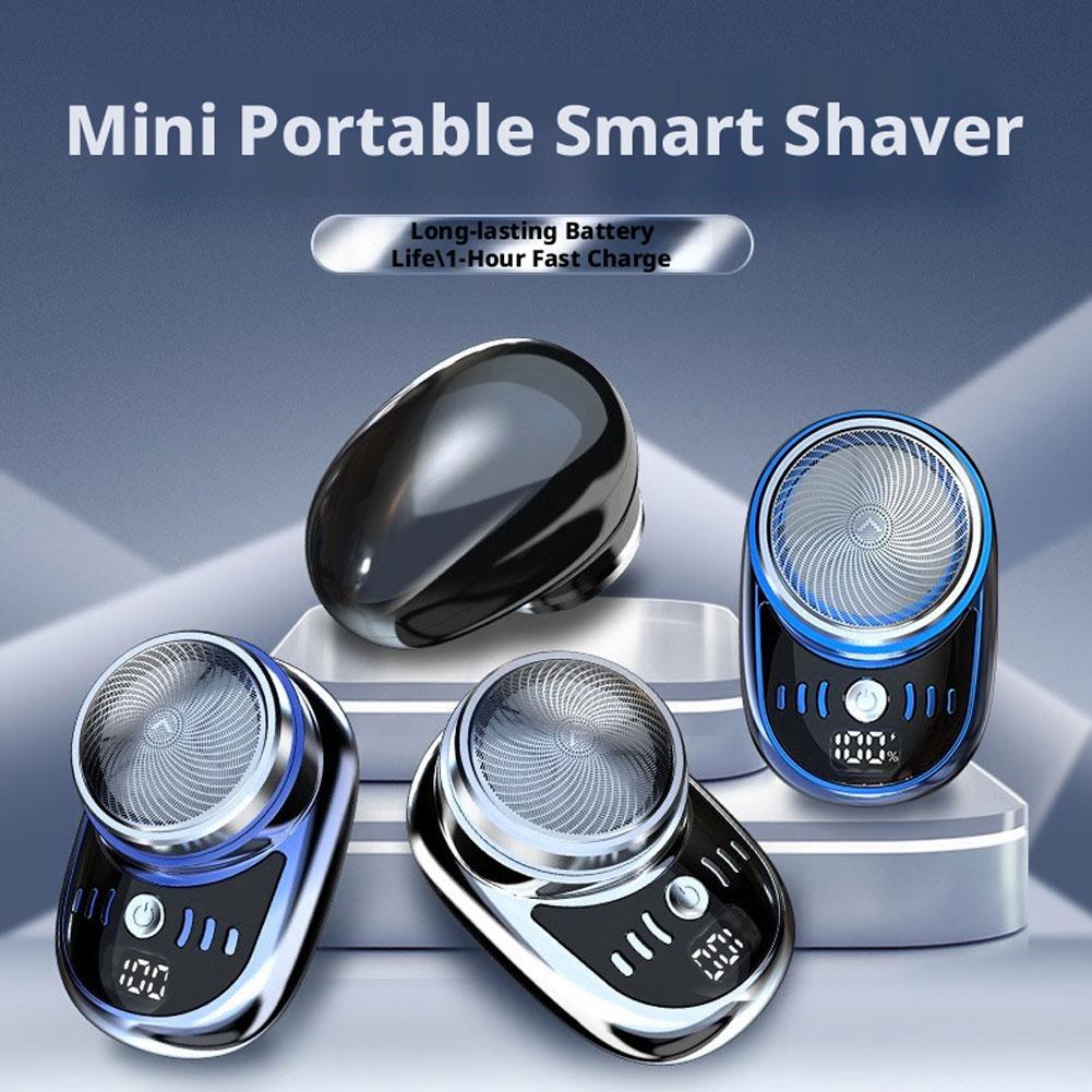 Portable Electric Travel Shaver Rechargeable Cordless Face Trimmer_voghion.com