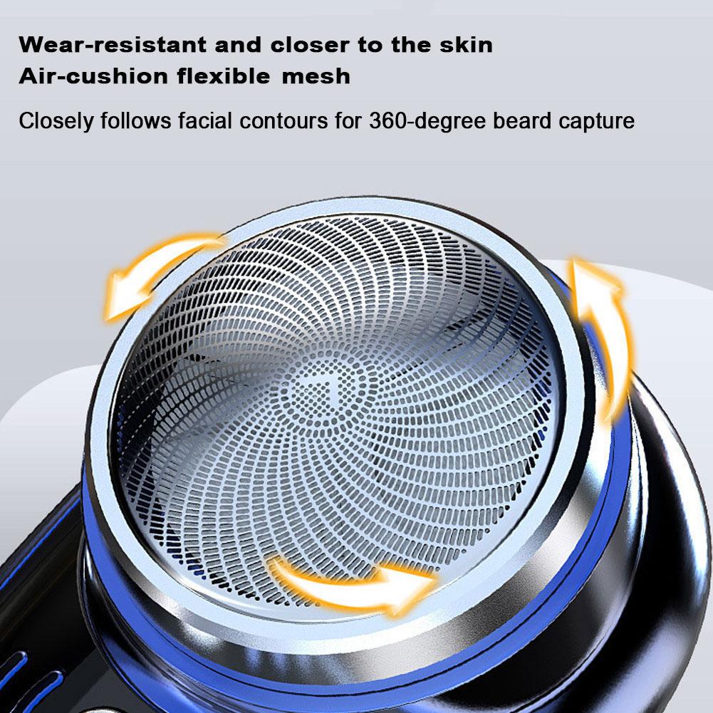 Portable Electric Travel Shaver Rechargeable Cordless Face Trimmer_voghion.com