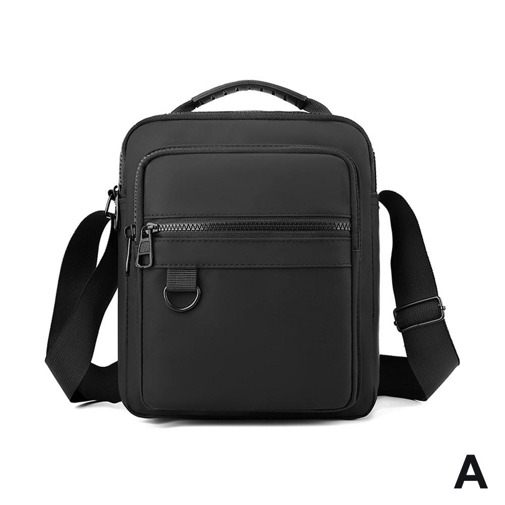 thumbnail image 1 of Nuevo bolso de gran capacidad para hombre, moderno, informal, tipo mensajero, vertical, sencillo, para ir al trabajo, 1 of 2