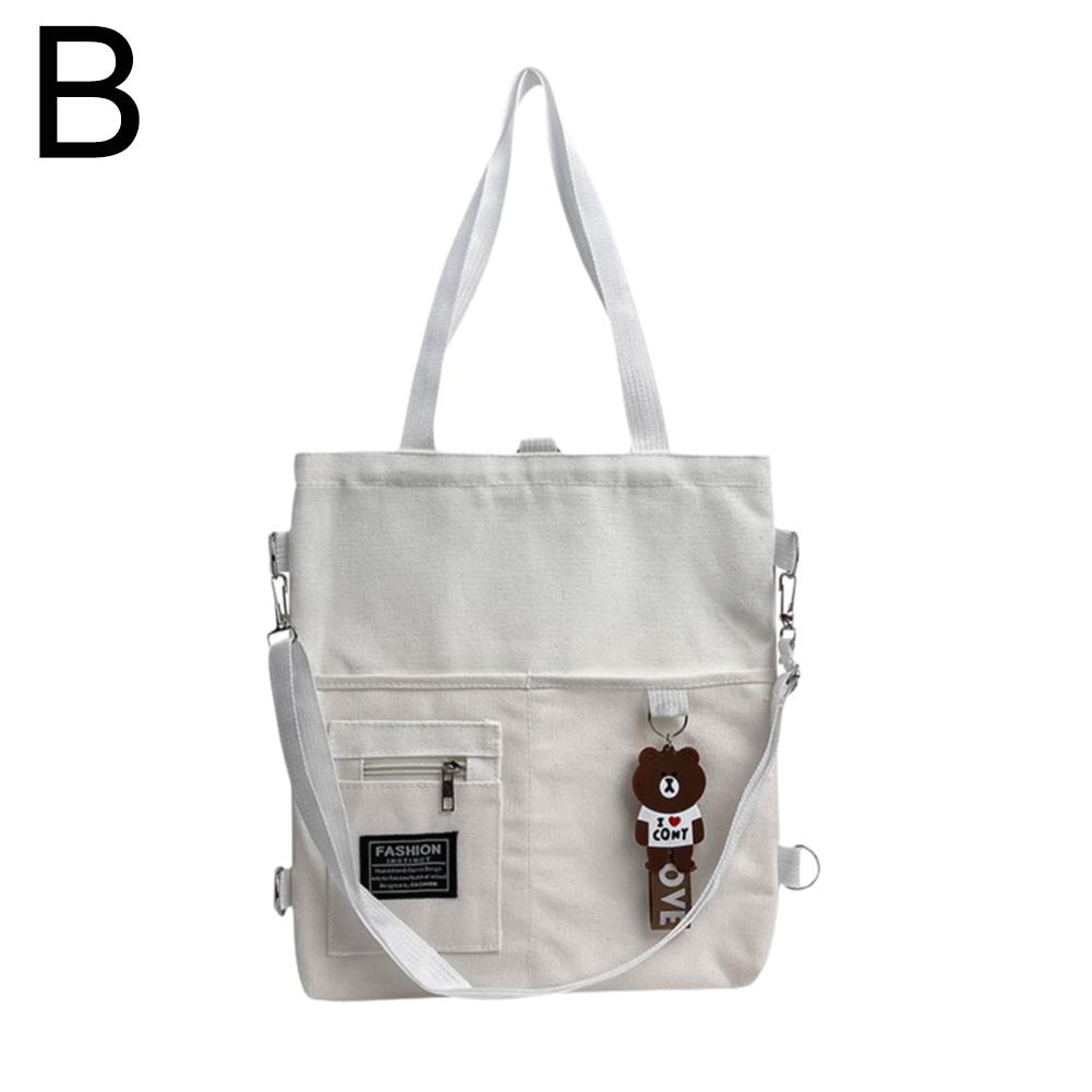 thumbnail image 1 of Bolso de lona para mujer, bandolera de lona, bolso de mano de nicho, bolso de hombro, bolso versátil para tutoría de estudiantes., 1 of 7