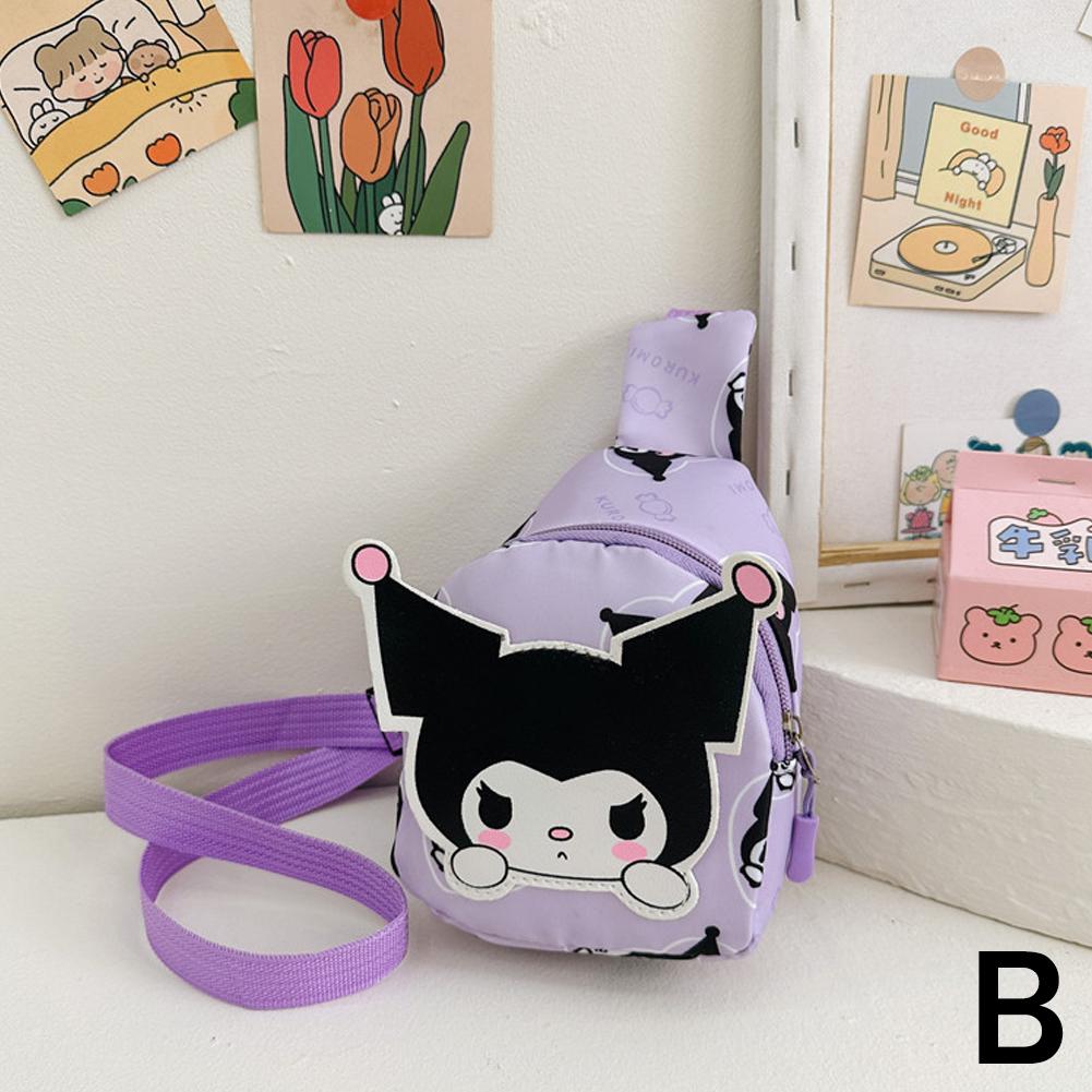 Bolsos para niños, nueva versión coreana, bolso de pecho para niños y niñas, bolso bandolera con accesorios ligeros de princesa con dibujos animados