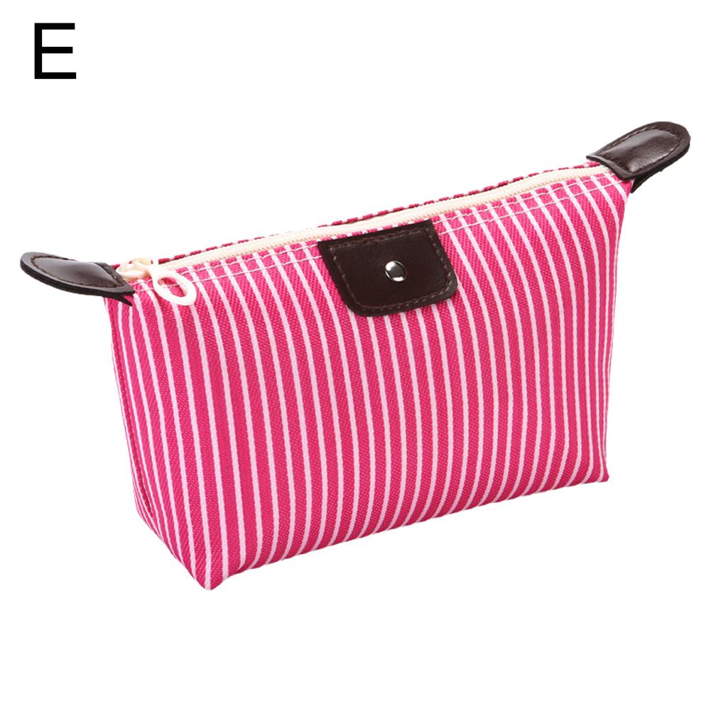thumbnail image 1 of Nueva bolsa de bolas de masa a rayas, bolsa de cosméticos, bolsa de almacenamiento impermeable para el cuidado de la piel, bolso de mano portátil, bolsa de viaje de moda para regalo, 1 of 7