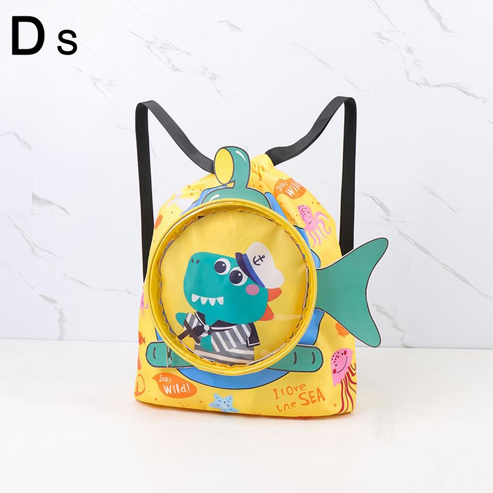 Bolsa de natación con separación de ropa seca y húmeda, impermeable, para playa, para niños, de PVC de doble capa, bonita bolsa para guardar ropa.