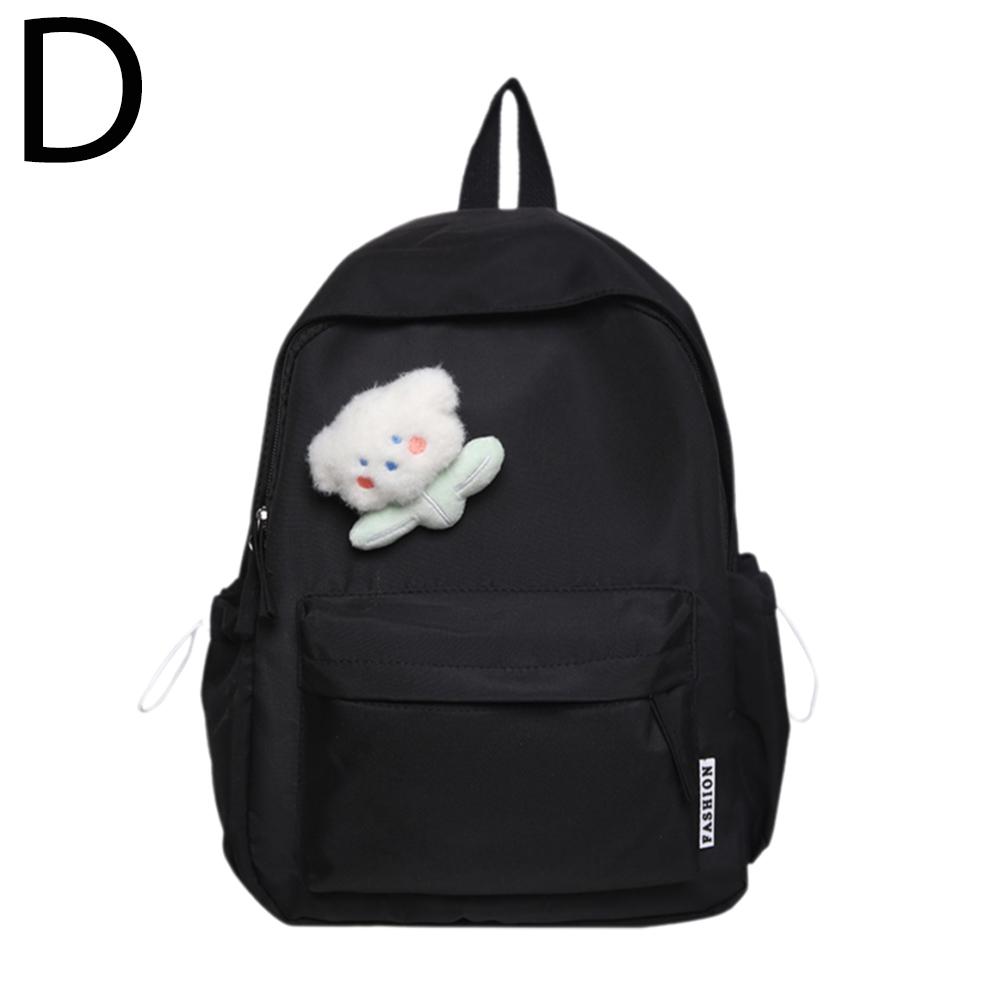 thumbnail image 1 of Mochila escolar para niñas, estilo coreano, pequeña, fresca, combinable, para estudiantes de secundaria, de color liso, sencilla., 1 of 2