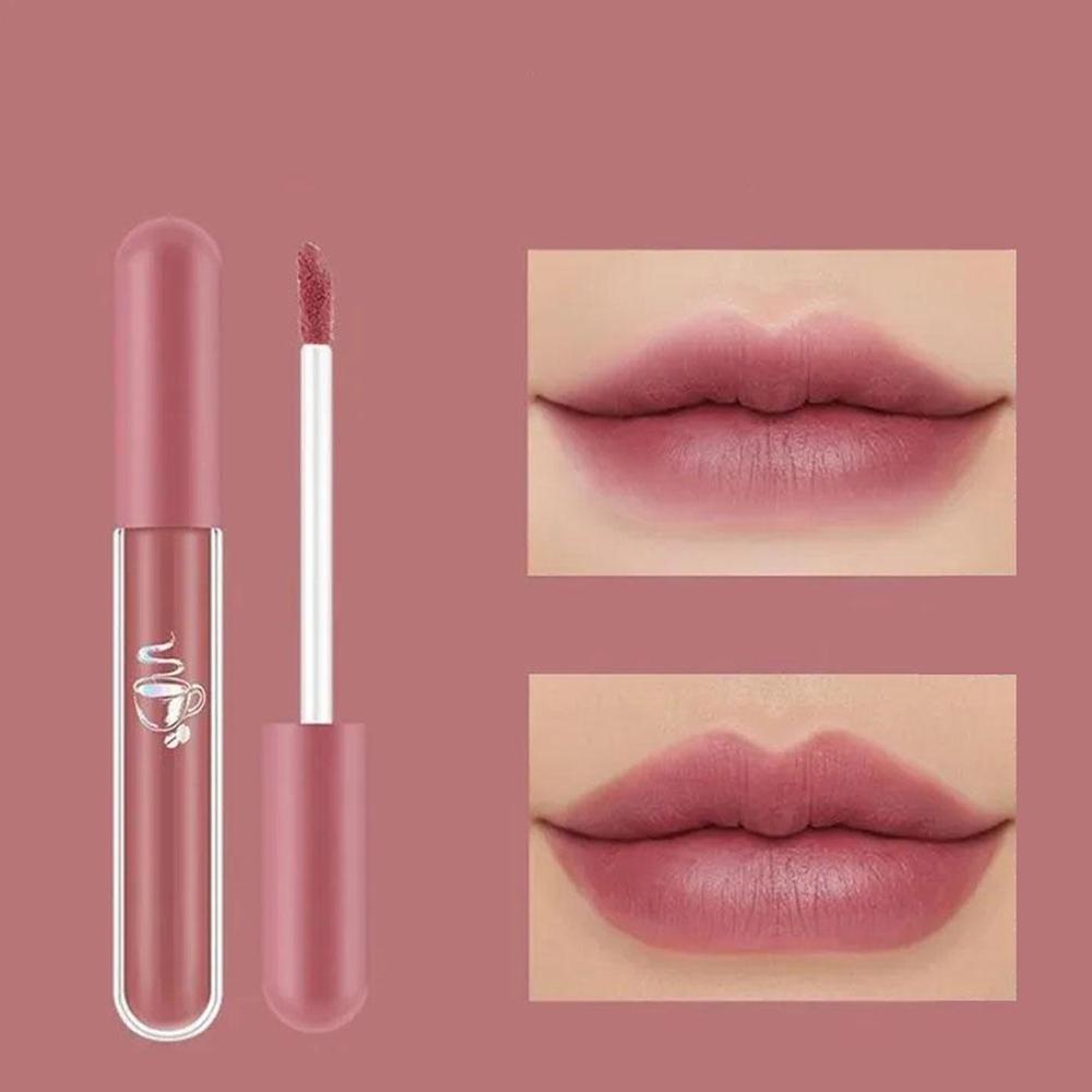 thumbnail image 1 of Lameila Silky Mist Glass Lip Glaze Brillo de labios hidratante Brillo de labios Líquido de labios Pasta de frijoles Color Maquillaje de escenario Lápiz labial Estudiante femenina, 1 of 7