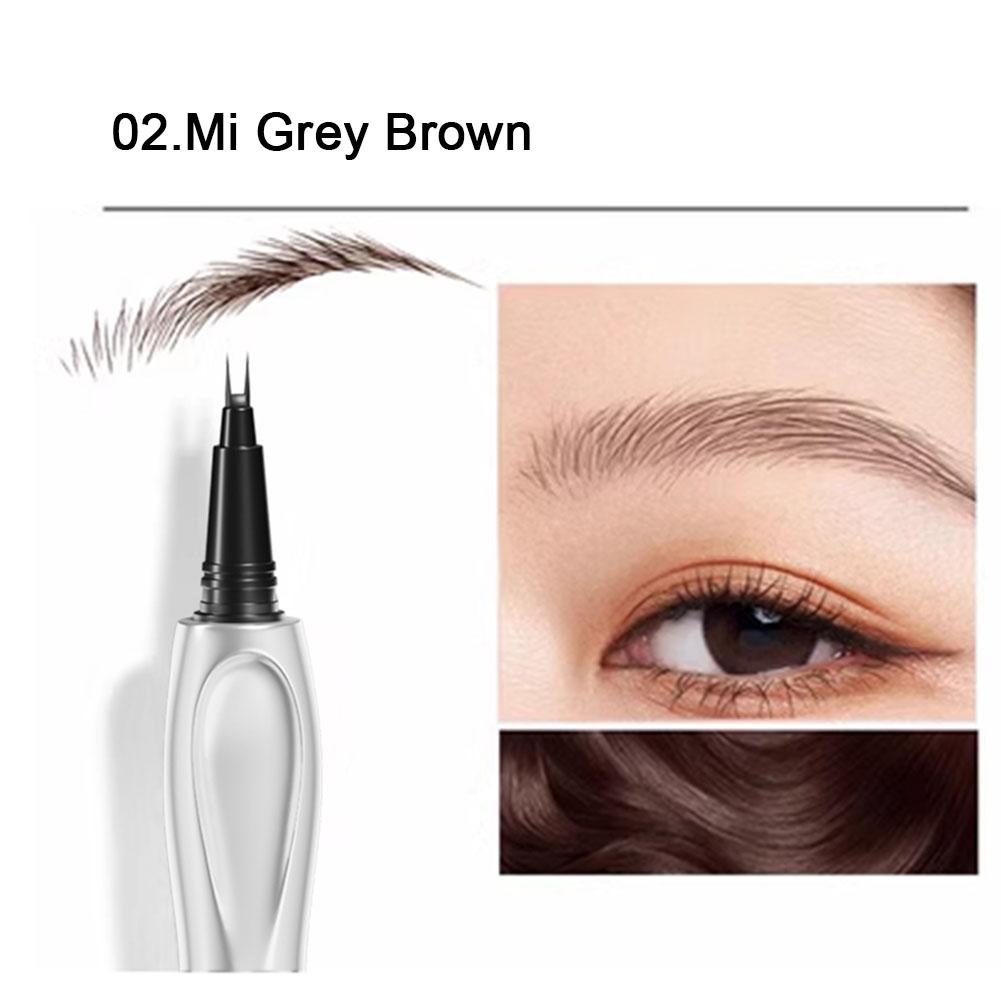 thumbnail image 1 of Lápiz de cejas de doble punta para cejas definidas, fácil de aplicar, resistente al agua y al sudor, no se decolora fácilmente, dibuja las cejas de forma uniforme y suave., 1 of 7