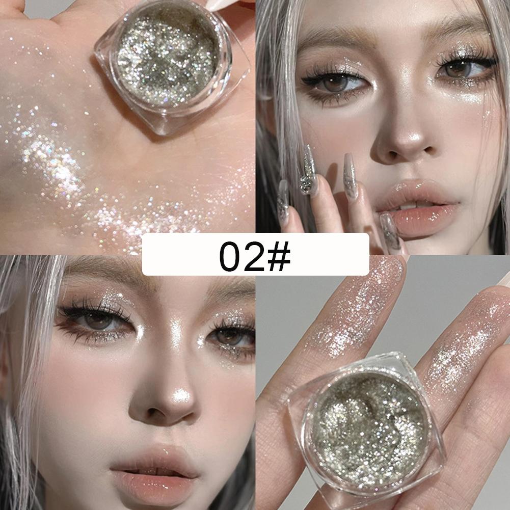 thumbnail image 1 of Paleta de sombras de ojos en gel Faiccia de un solo color, mate, perlado, iluminador, fácil de colorear, resistente al agua y al sudor, multiusos., 1 of 7