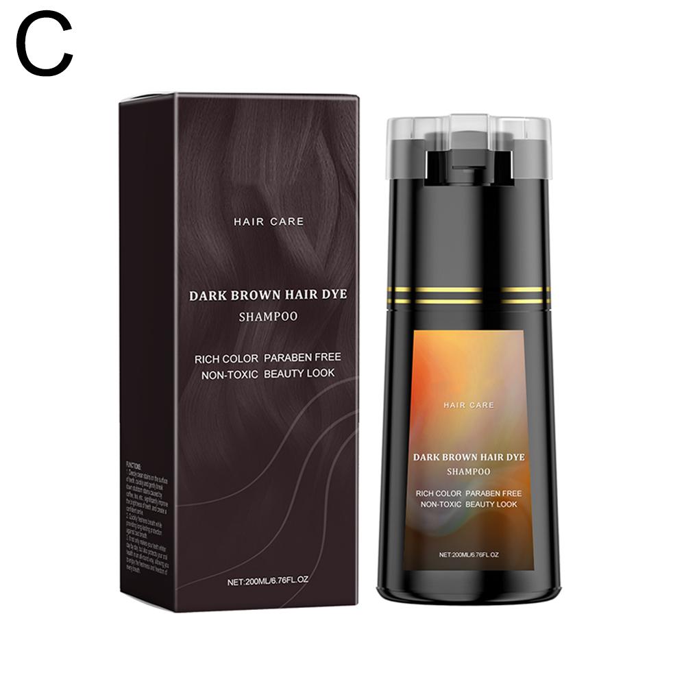 Champú para tinte capilar de 200 ml, champú para el cuidado del cabello, champú para tinte polar, champú para tinte instantáneo, champú para color natural Hg-A03-0297-01