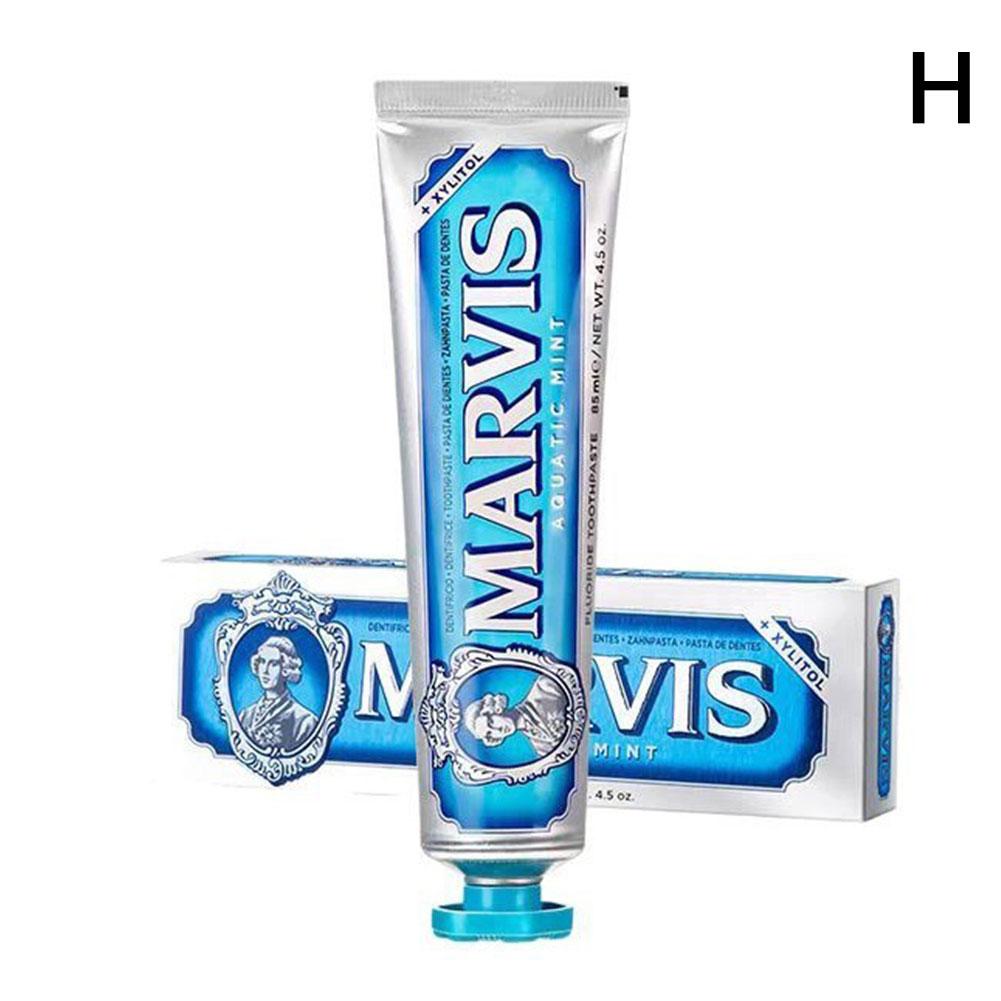 Pasta dental Mars Soft Mint, importada de Italia, con protección para las encías y un aliento fresco, menta clásica, 85 ml, jazmín.