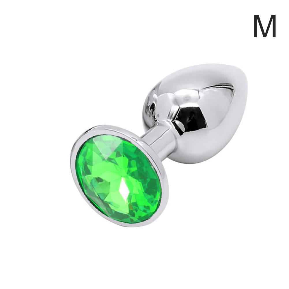 thumbnail image 1 of Tapón anal de metal grande de acero inoxidable, tapón anal gay, juguetes sexuales para adultos, 1 of 7