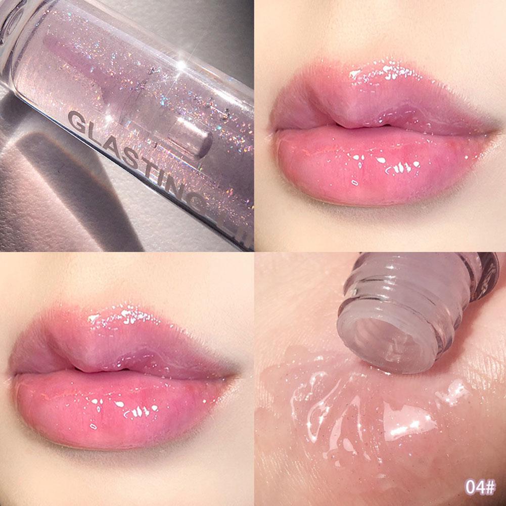 thumbnail image 1 of Maxfine Brillo Labial Transparente con Agua, Brillo Labial de Vidrio, Espejo, Hidratante, Resistente al Agua, Aceite Labial Brillante, 1 of 7
