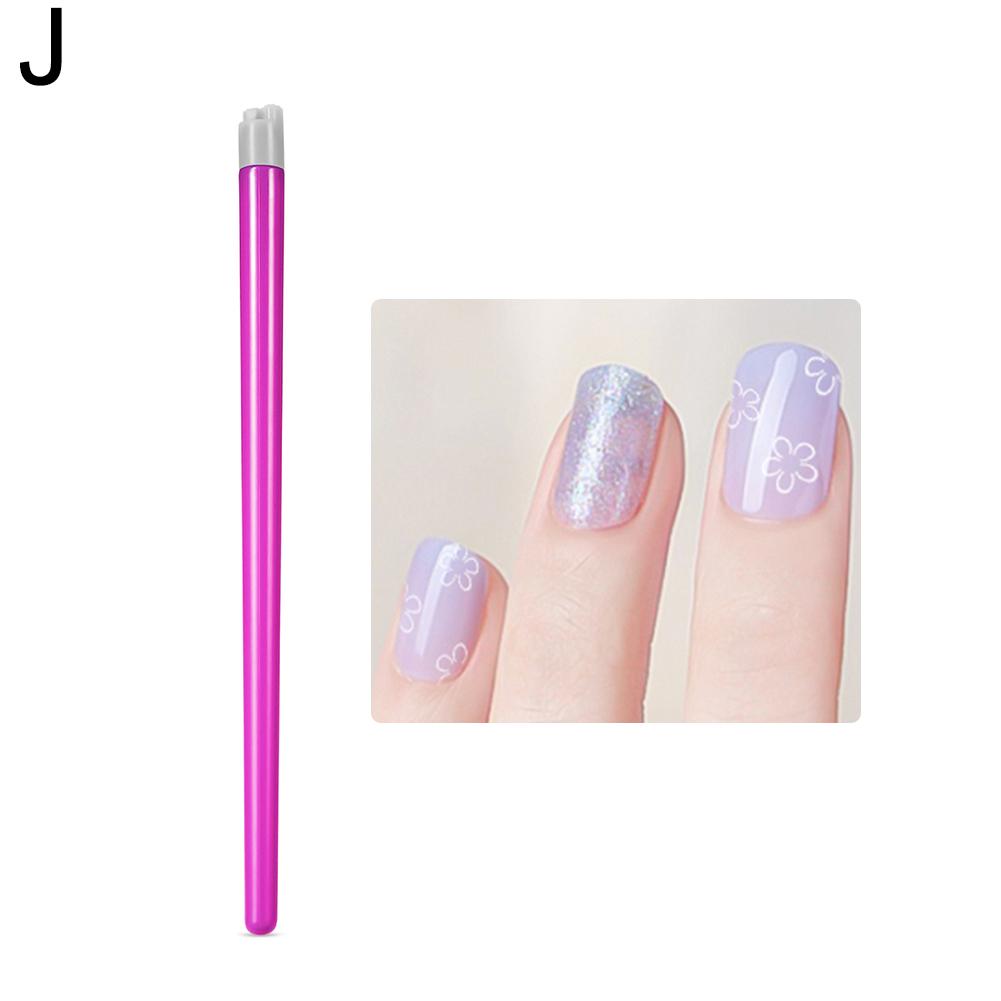 Bolígrafo para decoración de uñas, bolígrafo para impresión de uñas, bolígrafo para sellos de silicona, bolígrafo de transferencia, 30 piezas, bolígrafo de flores personalizado
