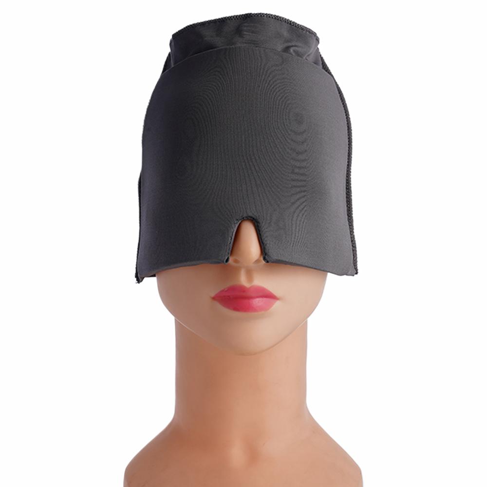 Compresa fría, gorra de hielo, gel sólido, compresa fría y caliente, cubrecabezas, gorra de compresa fría envolvente, mascarilla para ojos con compresa caliente