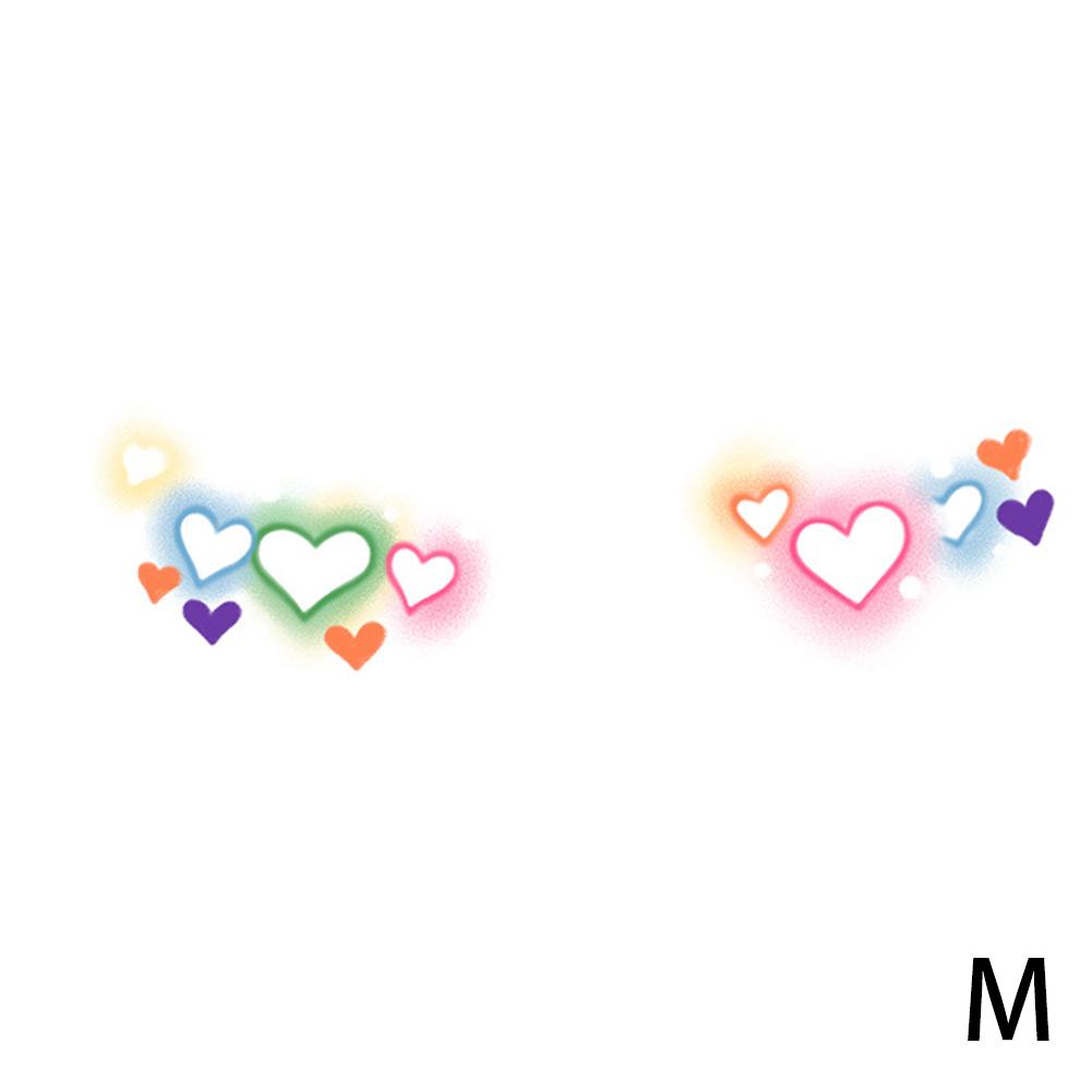 thumbnail image 1 of Pegatinas de maquillaje para el rostro, creativas, con rubor de amor, 1 unidad, 1 of 2