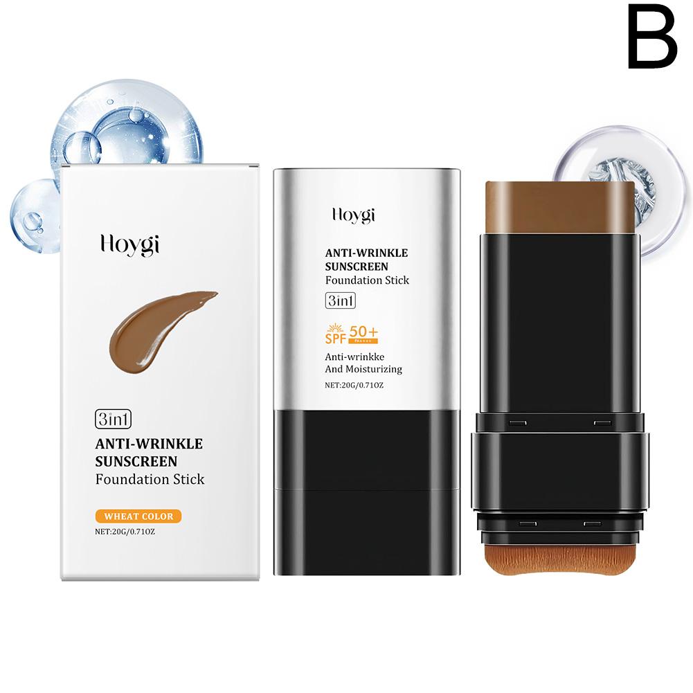 thumbnail image 1 of Base de maquillaje hidratante y nutritiva en barra, ligera, hidratante, iluminadora, mate, transparente, adecuada para pieles grasas y secas., 1 of 7