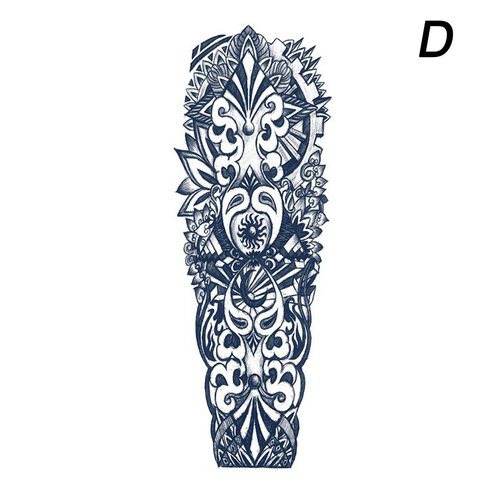 thumbnail image 1 of Tatuajes de brazo completo, pegatinas de flores grandes, tatuajes impermeables, tatuajes de simulación de brazo completo, 1 of 2