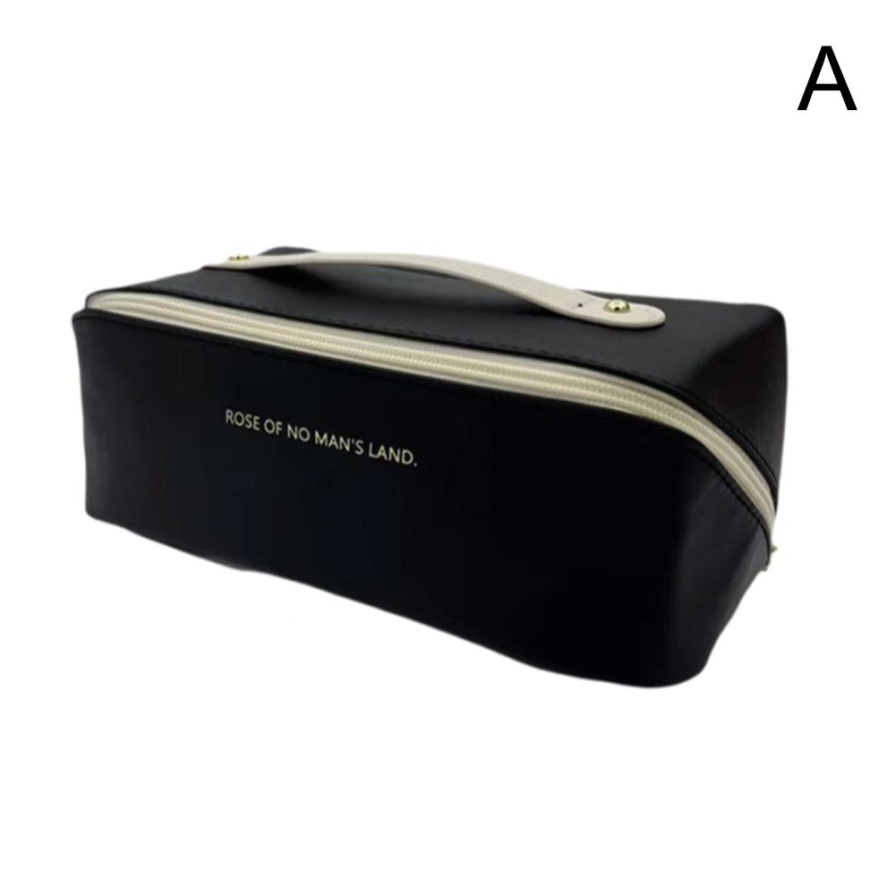 thumbnail image 1 of Neceser de viaje multifuncional con forro de sarga para mujer, bolsa de cosméticos portátil de gran capacidad, bolsa de cosméticos de viaje, nueva bolsa de cosméticos, 1 of 2