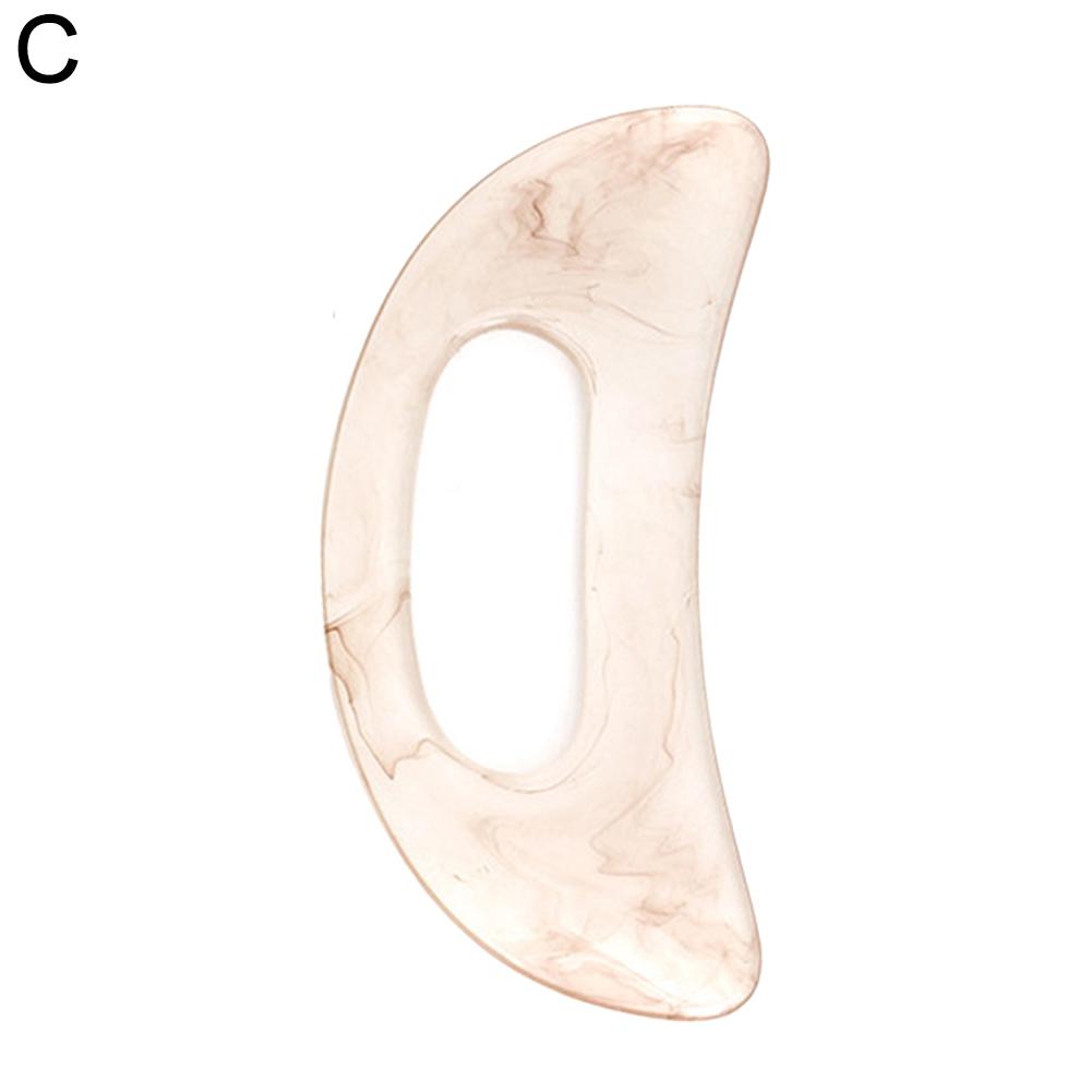 thumbnail image 1 of Herramienta de masaje corporal de resina Gua Sha con mango grande para espalda, cuello, rostro y piernas., 1 of 2