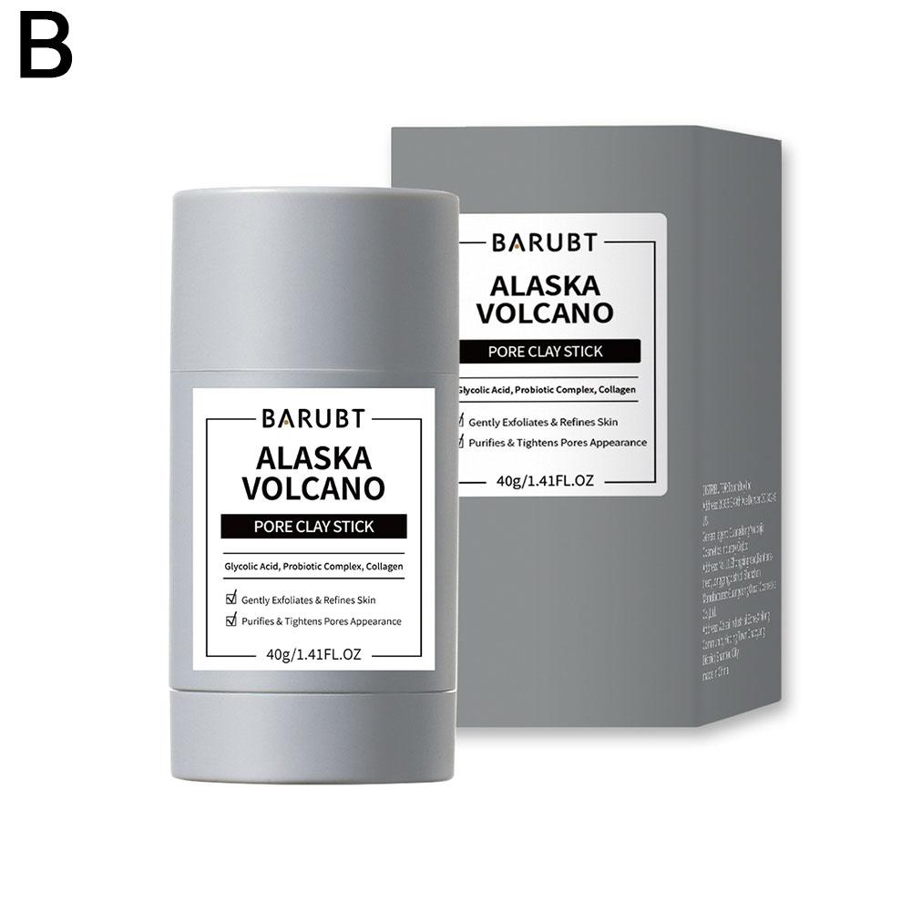 Mascarilla de barro de artemisa Barubt en barra, limpieza profunda, reparación suave de puntos negros, cuidado facial, mascarilla untable 7644015877290