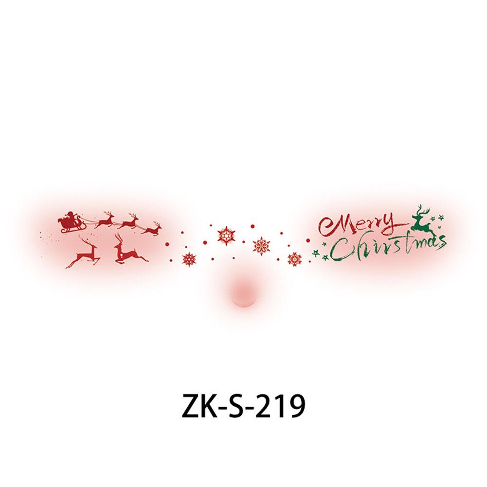 thumbnail image 1 of Nuevas pegatinas de tatuaje de maquillaje navideño para fiestas infantiles, lindas pegatinas de cara ruborizada, 1 unidad, 1 of 7