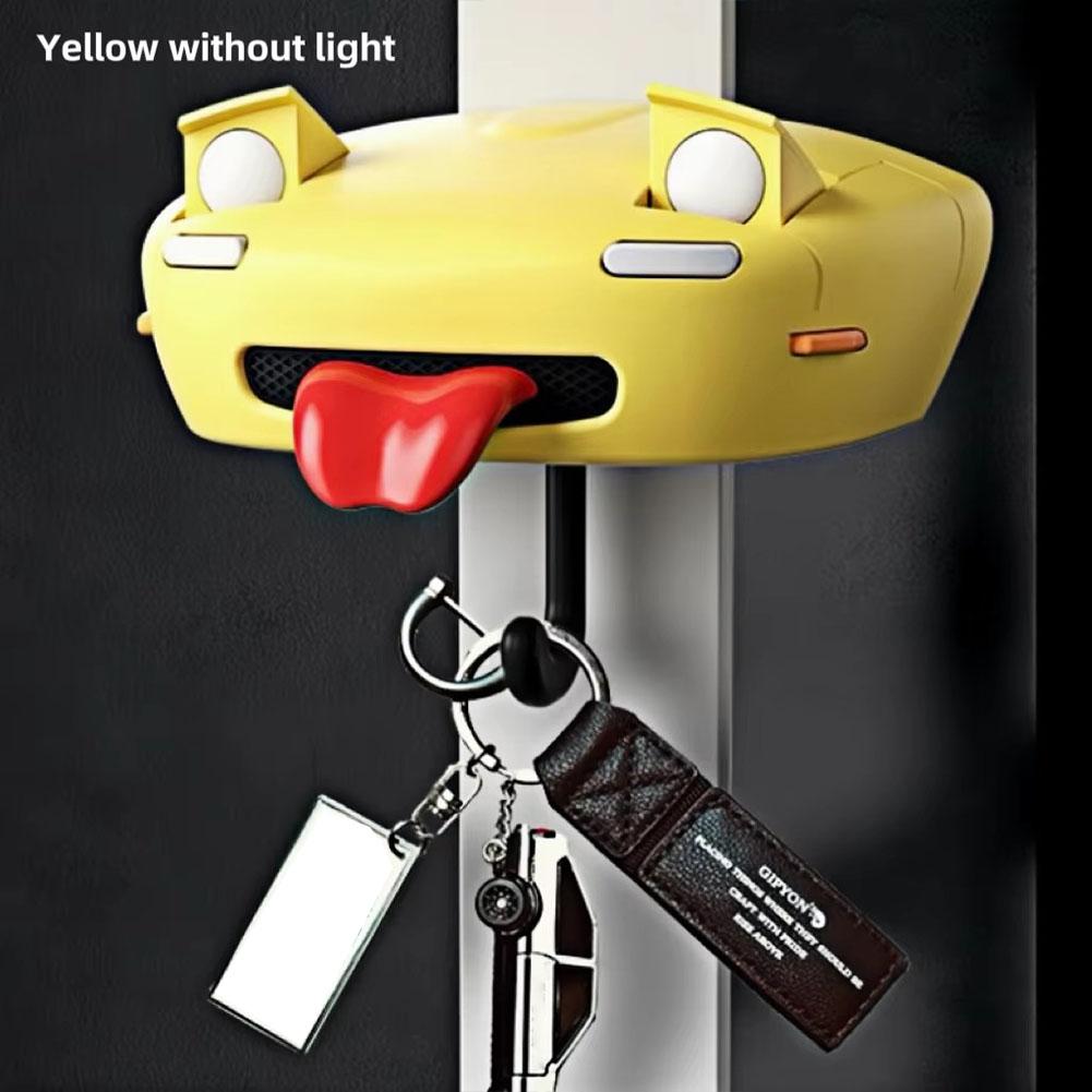 Gancho decorativo para llavero de coche Cross-Border Ae86 con diseño creativo para faros delanteros abiertos