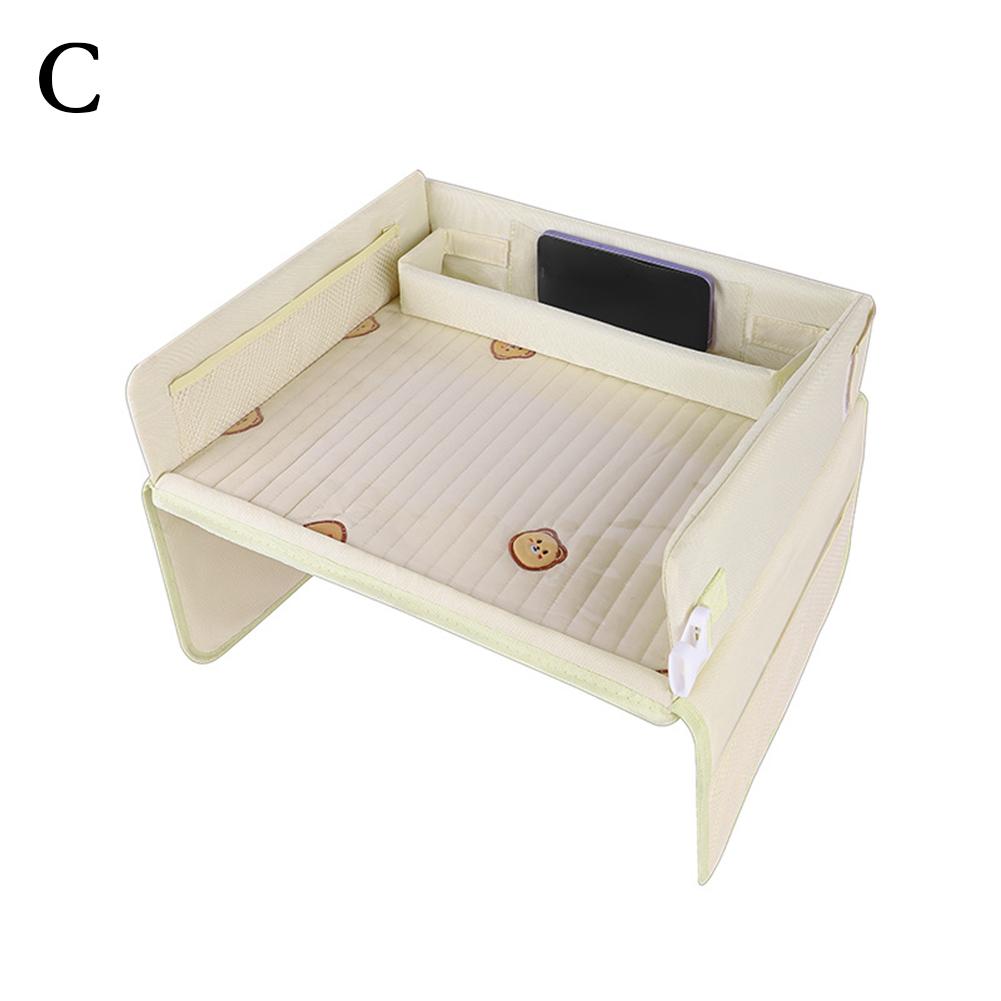 thumbnail image 1 of Bandeja para coche para niños, bandeja multifuncional para comedor, mesa de almacenamiento impermeable, bandeja para cochecito de bebé, 1 of 7