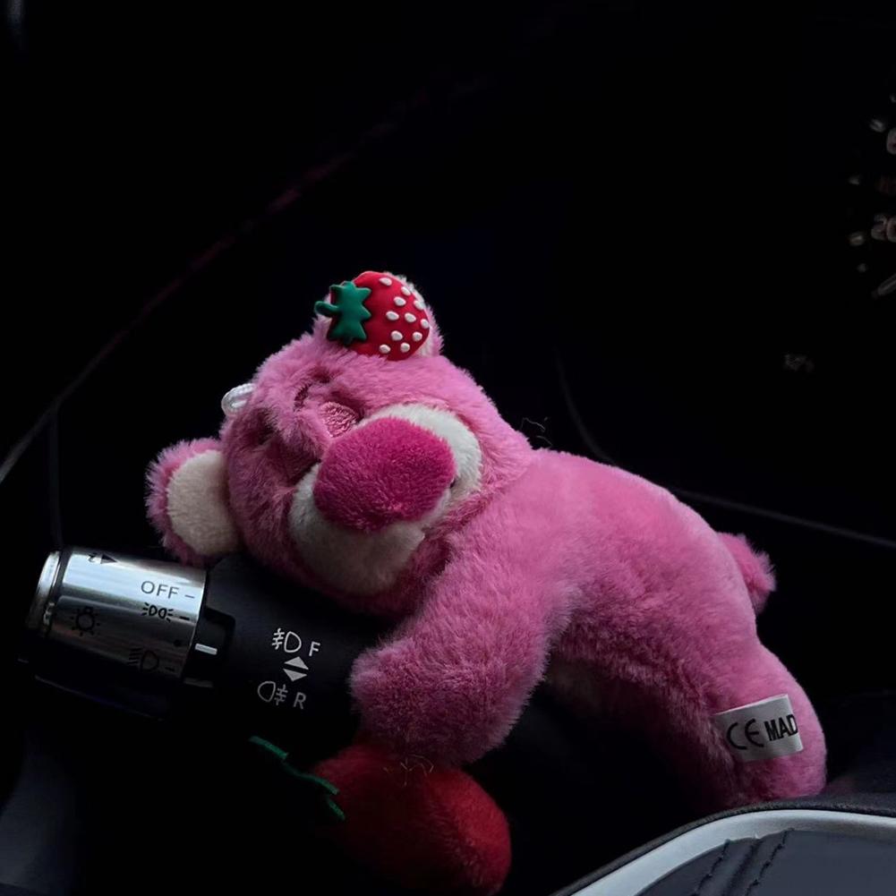thumbnail image 1 of Paquete de materiales de bricolaje hecho a mano, lindo perro, decoración de palanca de cambios para coche, muñeco de peluche para interior de coche, adornos creativos para cumpleaños, 1 of 2