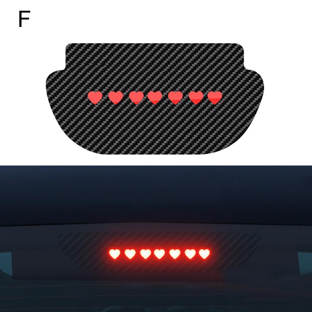 thumbnail image 1 of Tablero de proyección de luz de freno de coche, luz trasera, pegatina de luz de freno, modificación de personalidad, 1 of 7