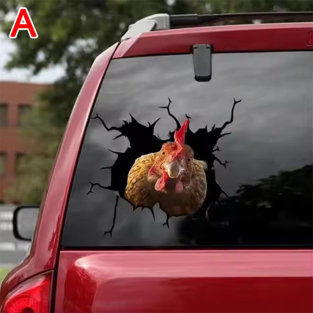 thumbnail image 1 of Pollo Tear-Luhua, pegatinas para coches, pegatinas para ventanas, reflectantes, fabricante, 1 of 7