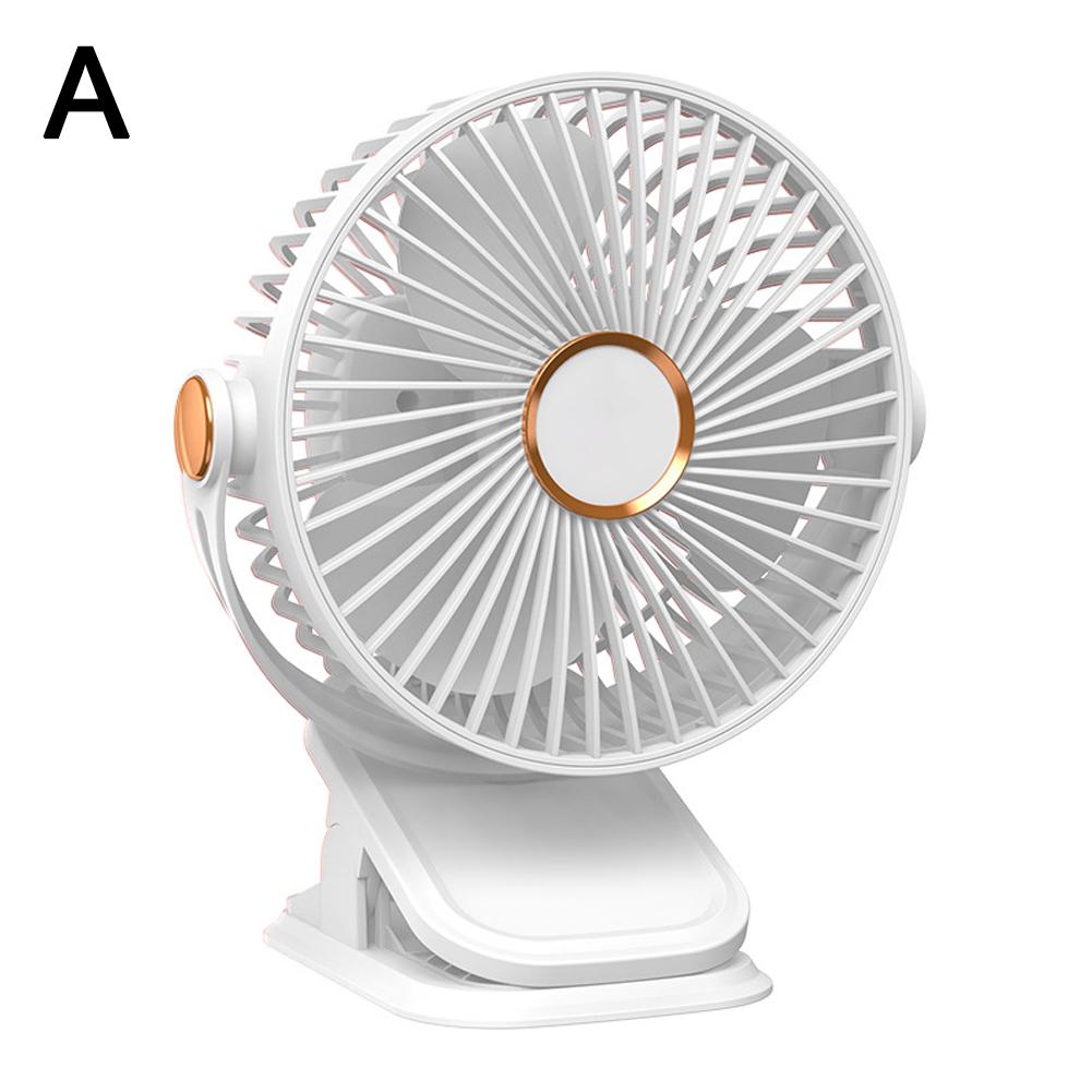 thumbnail image 1 of Ventilador de escritorio con clip de 6 pulgadas, carga USB, portátil, para dormitorio, oficina, viento fuerte, estático., 1 of 7