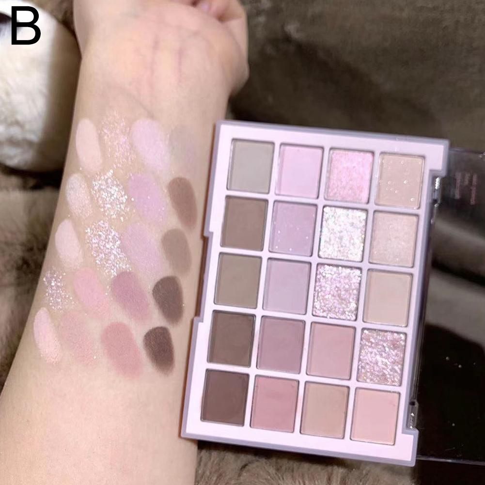thumbnail image 1 of Paleta de sombras de ojos Capel de 20 colores, maquillaje nude de primavera coreana, tonos fríos y cálidos, paleta de rosa avena., 1 of 2
