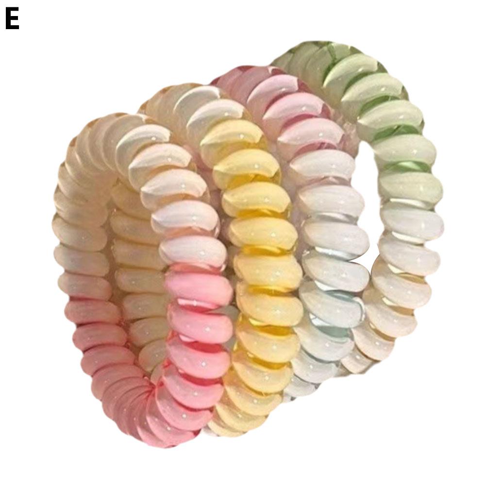 4 diademas con anilla para teléfono, elásticas, que no atan el cabello, estilo fresco y versátil, de alta gama para Año Nuevo.