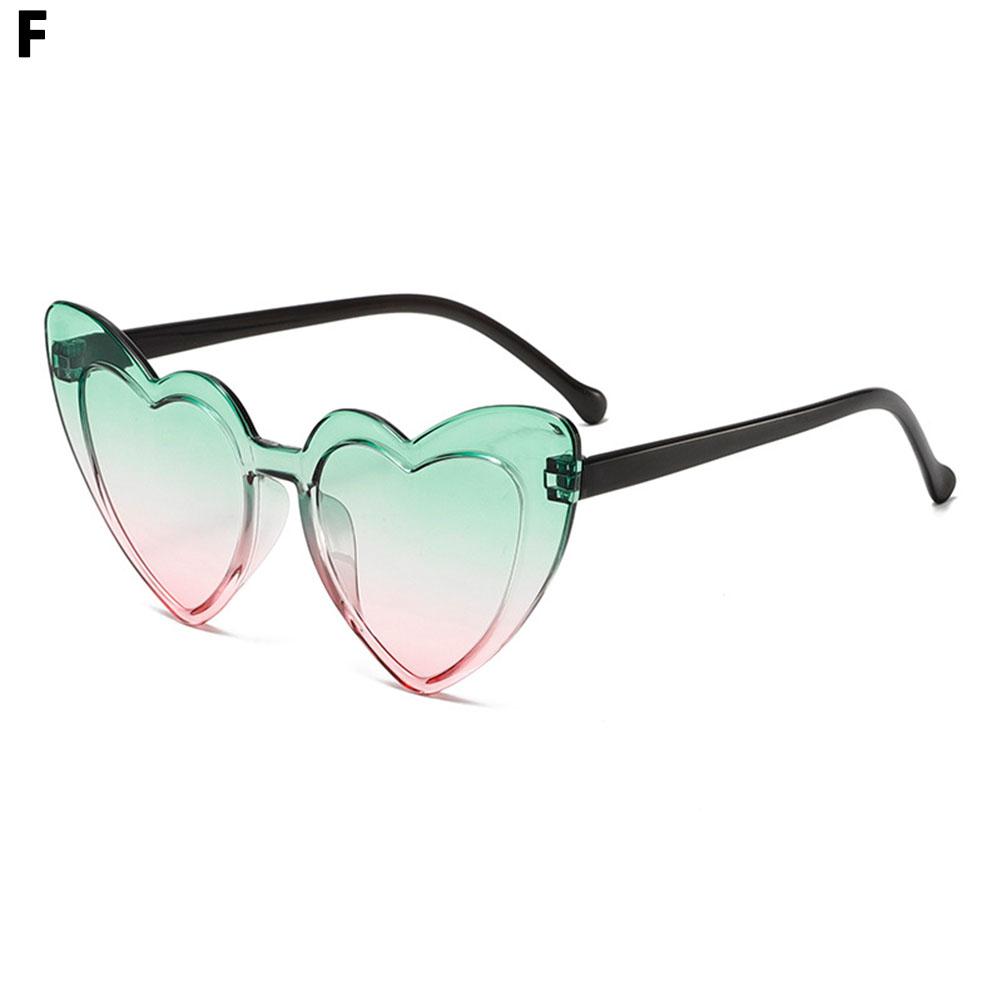 2025 Nuevas gafas de sol con forma de corazón y degradado de color, gafas de sol modernas para niños, gafas de sol de moda con forma de corazón de melocotón, gafas de sol