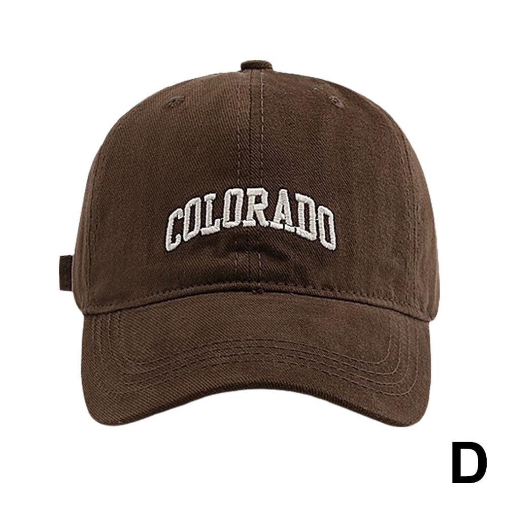 thumbnail image 1 of Gorra de béisbol para mujer, moderna y versátil, de ala ancha, con gran circunferencia de cabeza, con protección solar y letras bordadas retro, ideal para el sol., 1 of 2