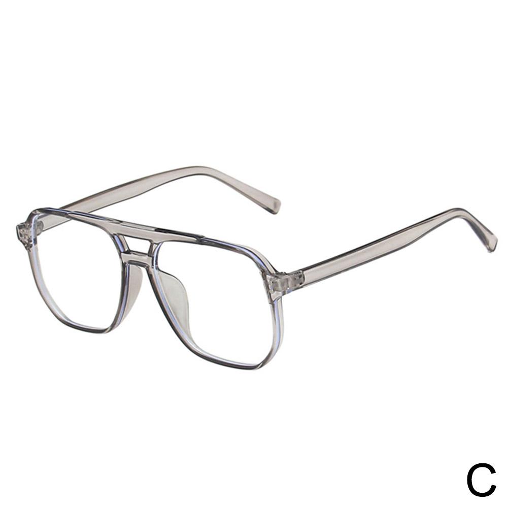 thumbnail image 1 of Gafas de montura cuadrada con lentes retro marinas de piloto, 1 of 2