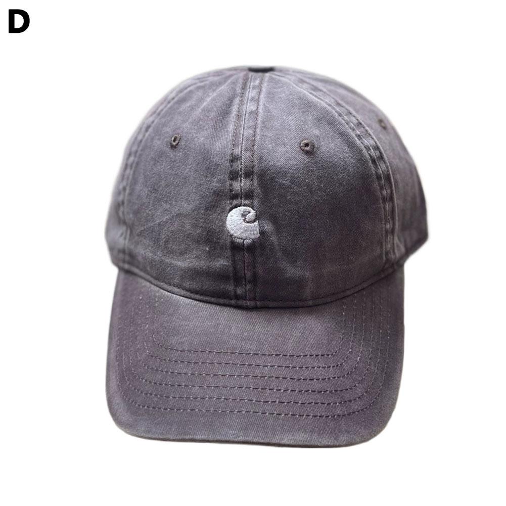 Gorra de béisbol lavada Carhartt americana, gorra de béisbol suave para hombre y mujer, sombrero de verano para el sol.