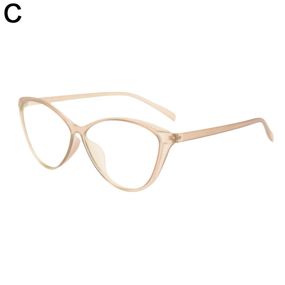 thumbnail image 1 of Gafas de montura grande con forma de ojo de gato para mujer, estilo de celebridad de Internet, estilo retro, espejo plano, estilo coreano, montura de espejo liso, 1 of 7