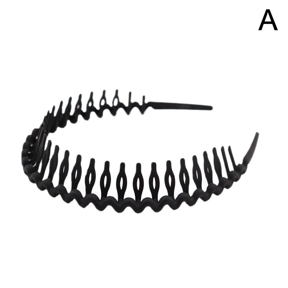 Diadema de dientes de sierra antideslizante para prensar el cabello, accesorio sencillo para la cabeza