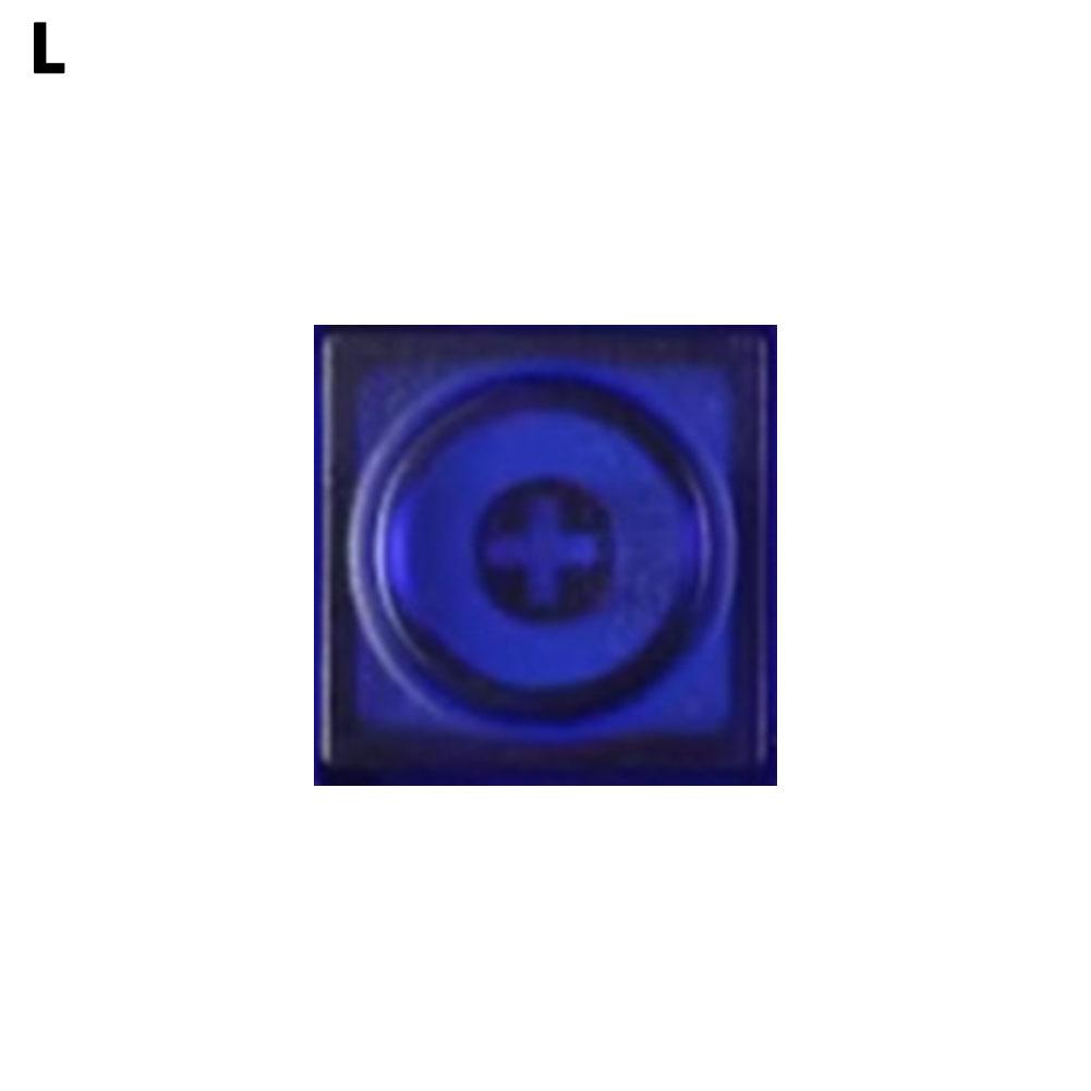 Teclas de juguete Doys de colores, 1U, sin tallar, 16 colores, transparentes, esmeriladas, alemanas, con placa de cadena mecánica para PC
