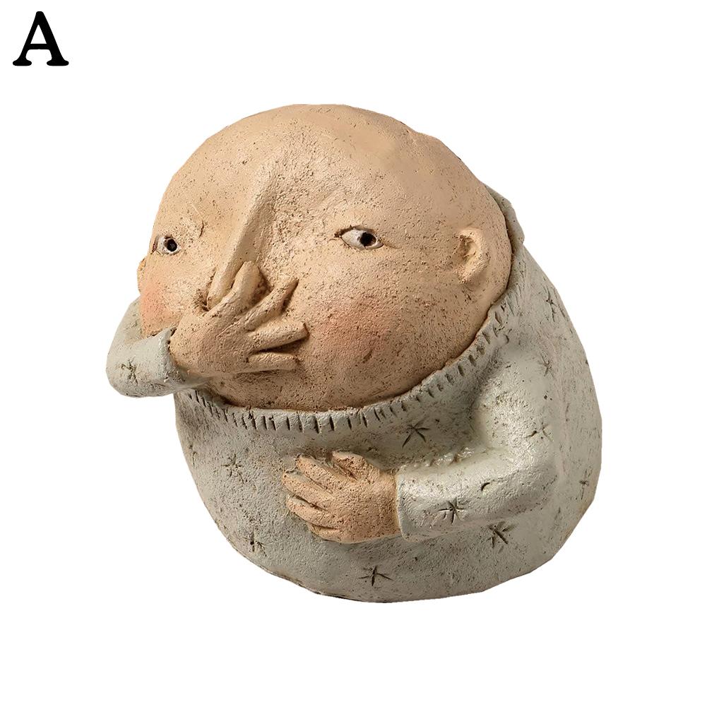 thumbnail image 1 of Nueva estatua vulgar transfronteriza de niños que se pellizca la nariz, decoración de baño de resina, escultura creativa, interesante y linda para el Día de la Madre., 1 of 2