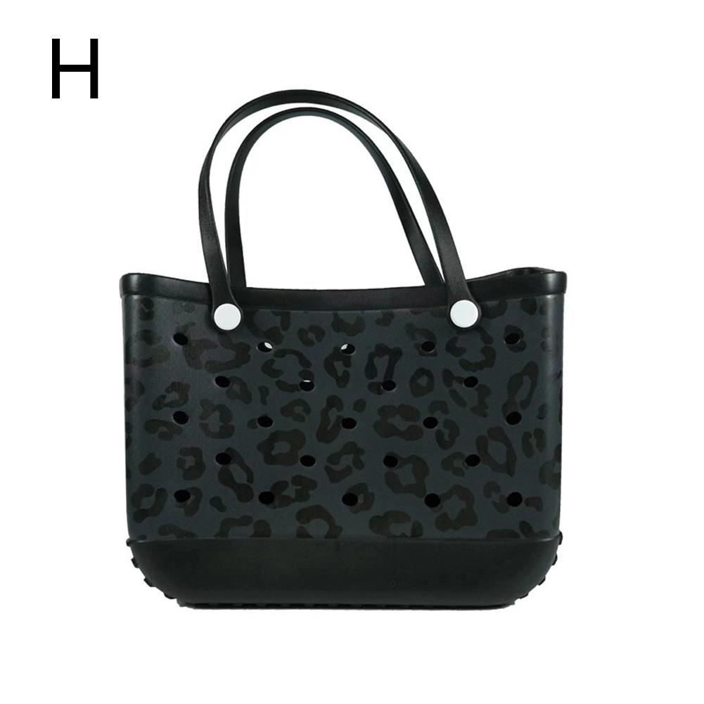 Bolsa grande de playa con agujeros, bolsa de almacenamiento, bolso de mano con estampado de EVA, cesta para exteriores, bolsa para mascotas, Amazon, transfronterizo, Europa y América.