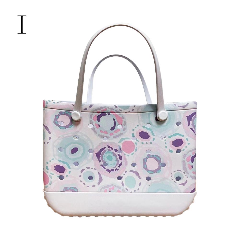 thumbnail image 1 of Bolsa grande de playa con agujeros, bolsa de almacenamiento, bolso de mano con estampado de EVA, cesta para exteriores, bolsa para mascotas, Amazon, transfronterizo, Europa y América., 1 of 2