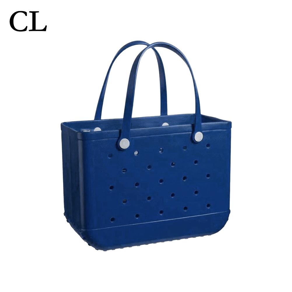 Bolso de playa Eva con agujeros, bolso de viaje de moda, bolso de almacenamiento Eva Basket Seaside Pet Bag, bolso con agujeros estampado