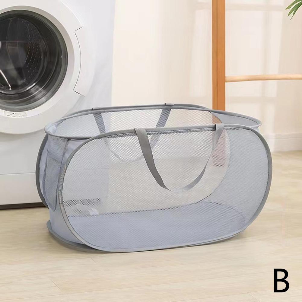 Cesta portátil para ropa sucia, cesta grande hueca para guardar juguetes, cesta plegable para ropa sucia, cesta para la colada del hogar