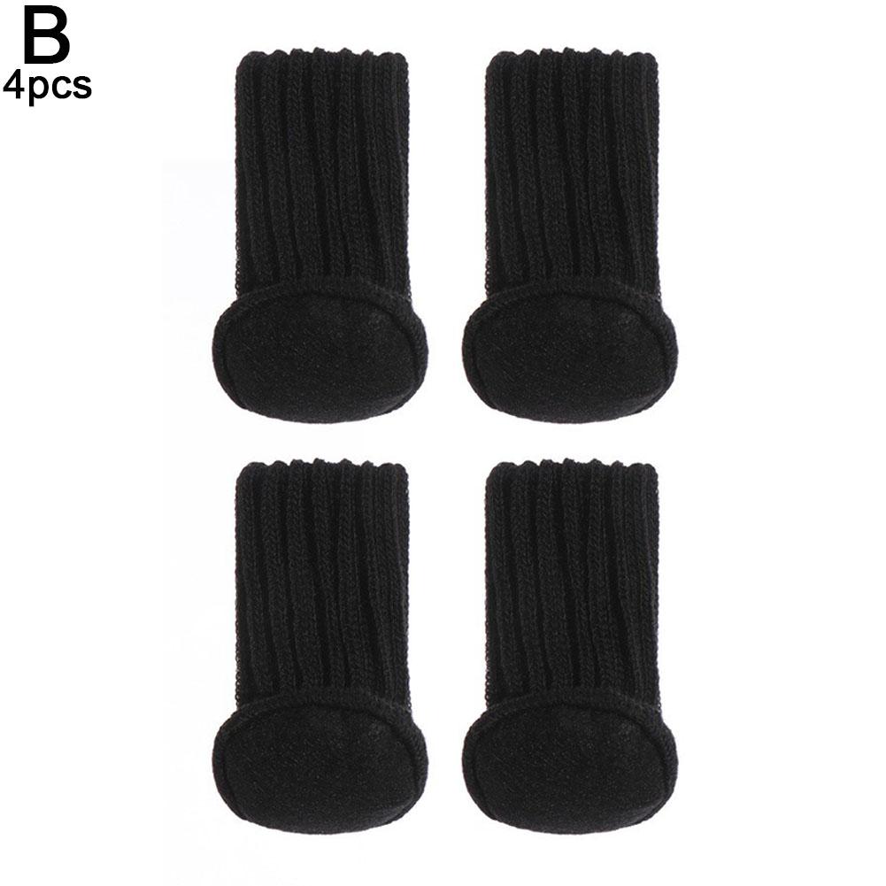 4 fundas de fieltro redondas y silenciosas para patas de mesa y silla.
