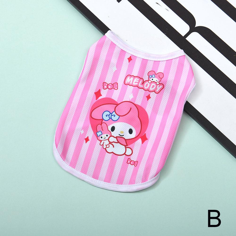 thumbnail image 1 of Chaleco bonito para mascotas, elegante y súper lindo, ropa de verano para gatos y perros, serie Sanrio, ropa transpirable Domino., 1 of 2