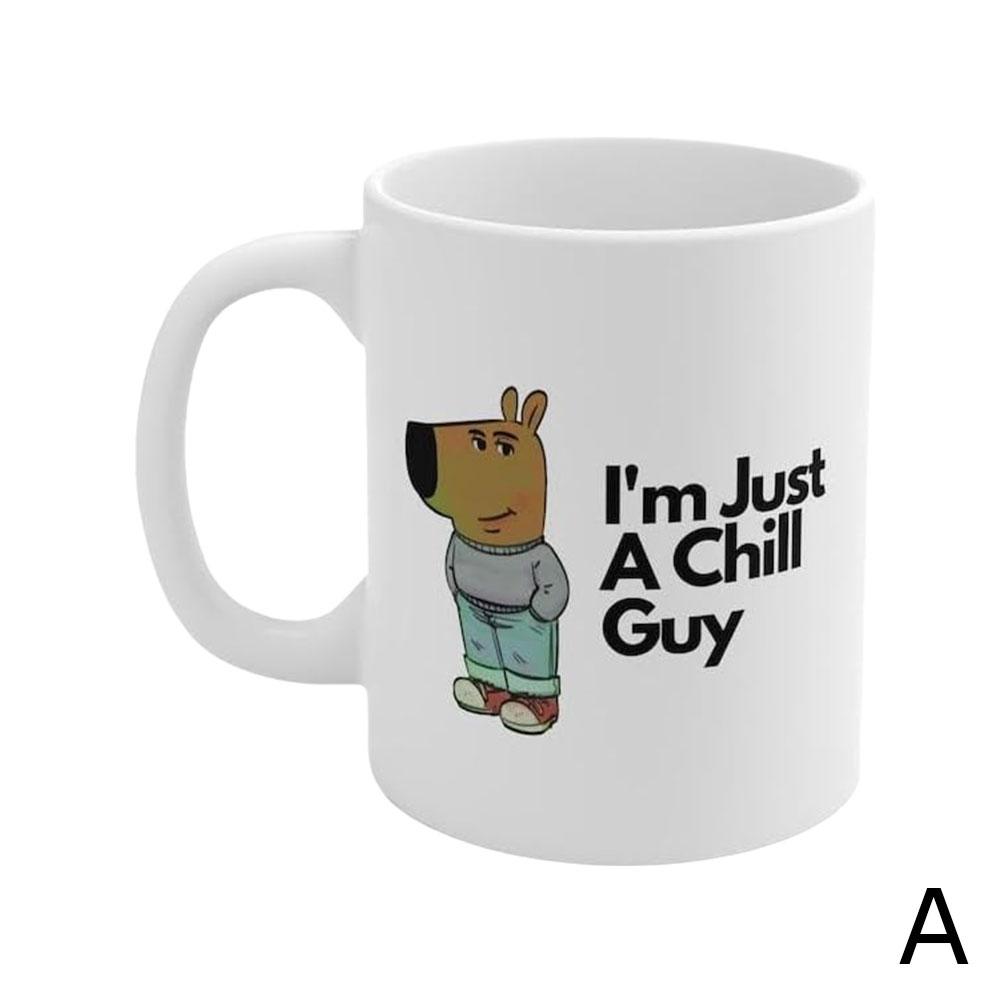 thumbnail image 1 of Taza de café "Just A Chill Guy" de 11 oz, regalo de meme "Chill Guy", divertida taza de café, regalo de Navidad, divertido regalo de amigo secreto cifrado, 1 of 2