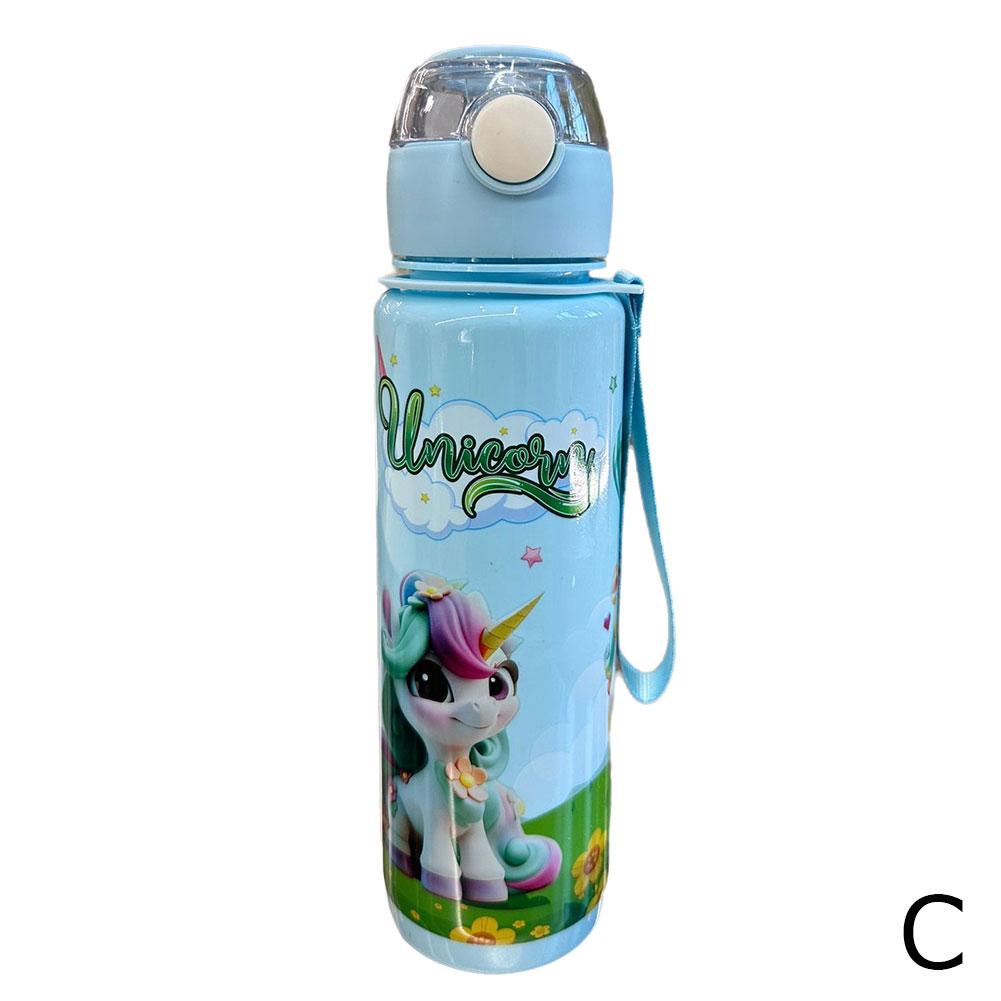 thumbnail image 1 of Botella de agua de plástico con dibujos animados de Año Nuevo, 700 ml, para estudiantes, 1 of 7